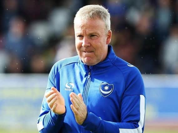 Kenny Jackett's Pompey are to meet Spurs in the Checkatrade Trophy