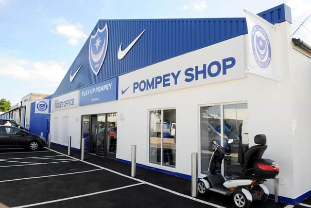 Pompey club shop
