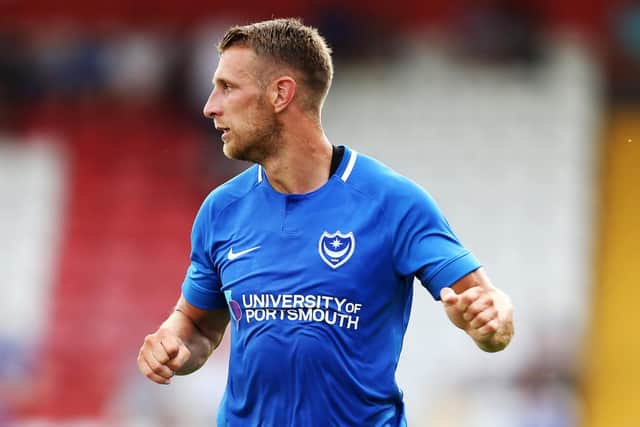 Pompey left-back Lee Brown Picture: Joe Pepler