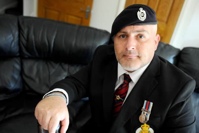 Gary Weaving, 39, from Waterlooville, CEO and founder of Forgotten Veterans UK Picture: Sarah Standing (180549-8889)