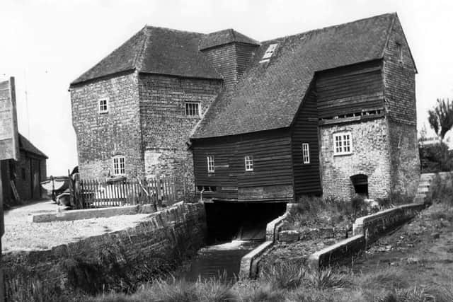 The old mill at Bosham in the 1930s. It's now home to Bosham Sailing Club.