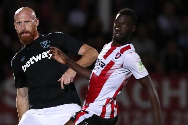 The in-demand Mo Eisa in action against West Ham last season