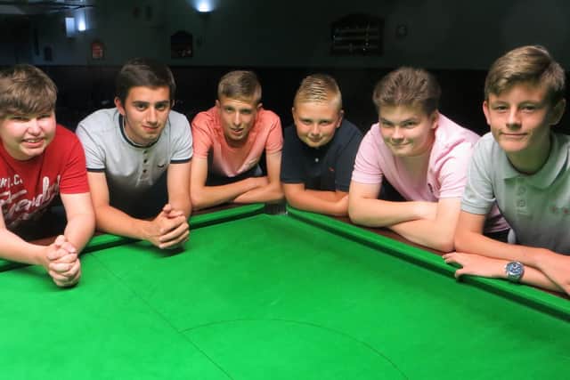 Ryan Wilson, Tom Shuttle, Harvey Dunsmore, Samuel Laxton, Dean Russell, Zak Truscott. Picture: Tim Dunkley