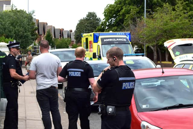 Police at scene