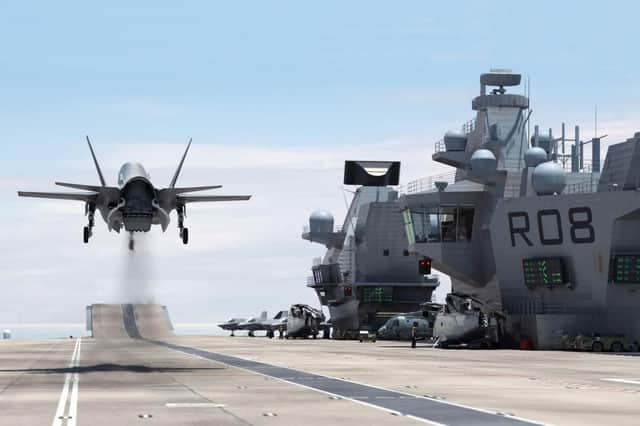 HISTORIC: This is what the moment will look like when the F-35B lands on the deck of HMS Queen Elizabeth