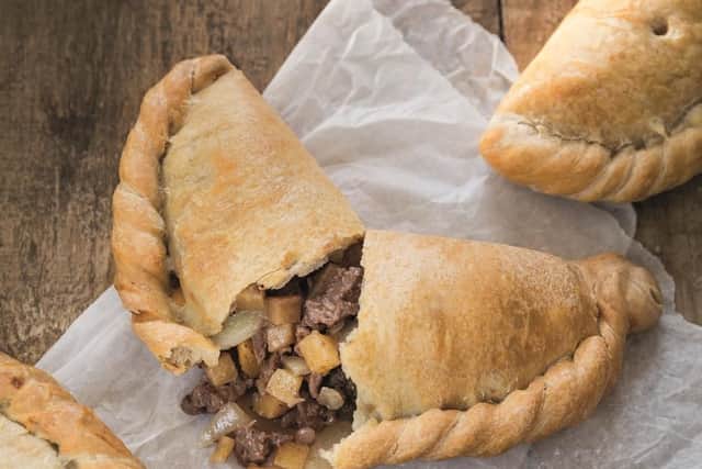 A pasty from Warrens Bakery