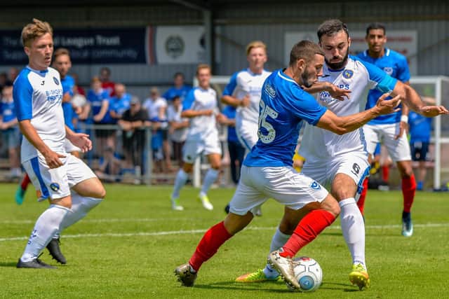 The Hawks took on Pompey in pre-season.