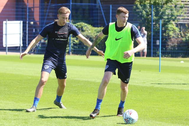 Dion Donohue training before struck down with Glandular fever