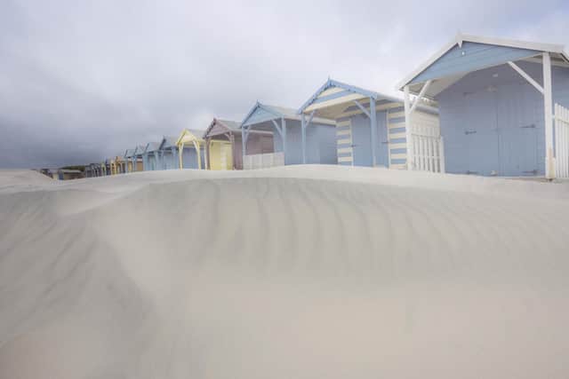 A snapshot of Winter at West Wittering, which won Havant Camera Club chairwoman Jean Brooks an award in the Landscape Photographer of the Year competition