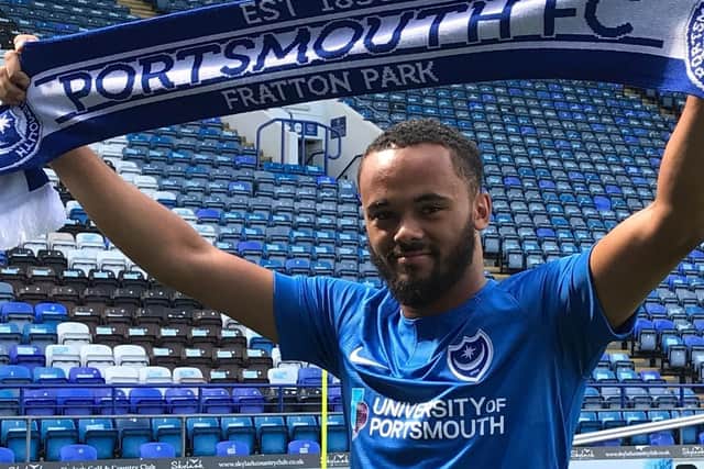Pompey new face Anton Walkes. Picture Portsmouth Football Club