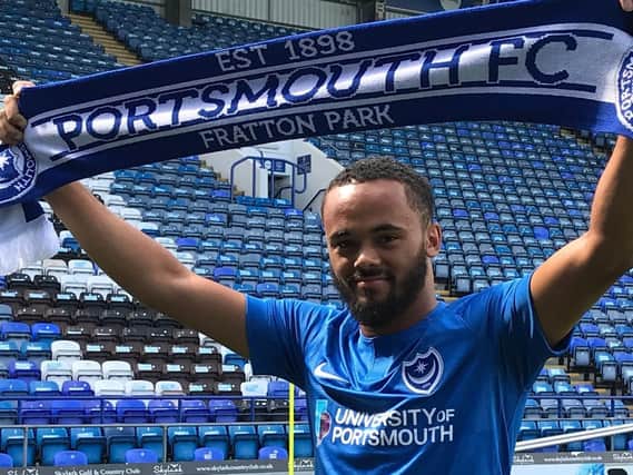 Pompey new face Anton Walkes. Picture Portsmouth Football Club