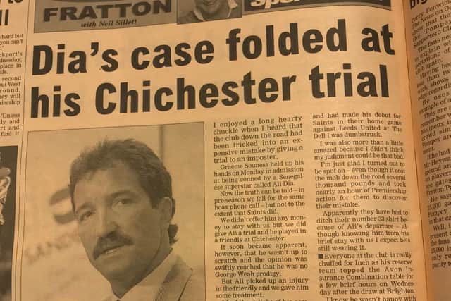 Neil Sillett's former column in the Sports Mail