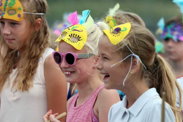 Mardi Gras at The Cowplain School, Waterlooville. Picture: Chris Moorhouse