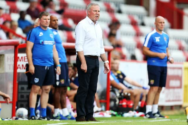 Pompey boss Kenny Jackett. Picture: Joe Pepler