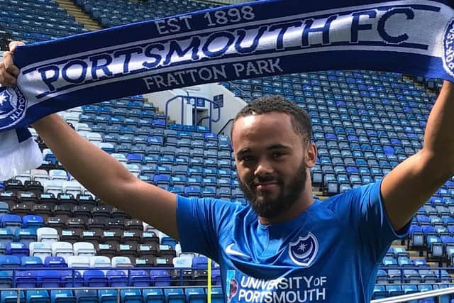Pompey new boy Anton Walkes. Picture: Portsmouth Football Club