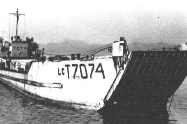 The 7074 landing craft tank during the Second World War
