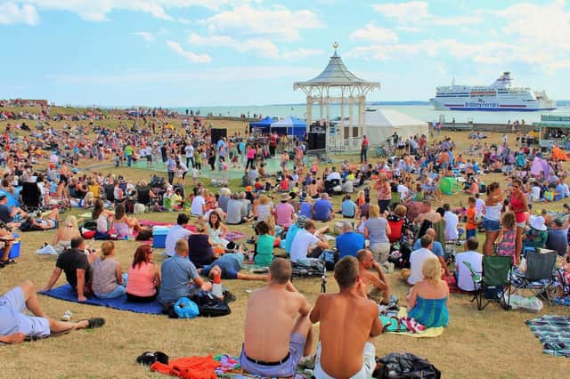 Lapping it up at Southsea Bandstand - and it's all free