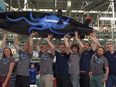 The winners of the eISR 2018 event, Ecole Technologie Suprieure. Picture: IMarEST