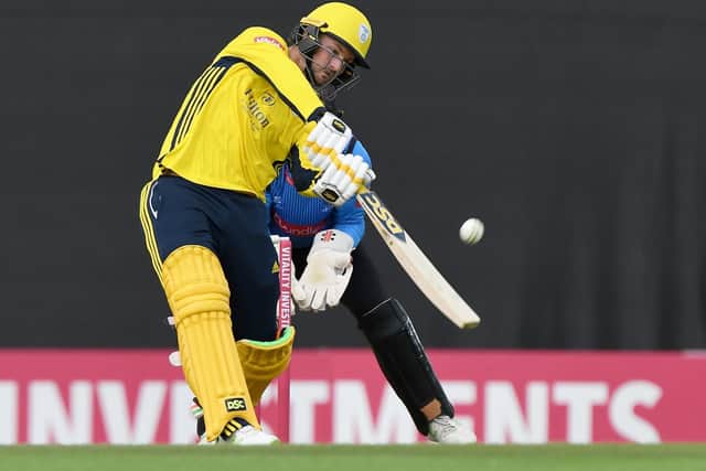 Colin Munro scored 63 runs with the bat as Hampshire beat Middlesex by 21 runs Picture: Neil Marshall