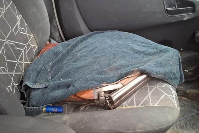 The shotgun James Houlden had loaded to confront the uncle of his former boss