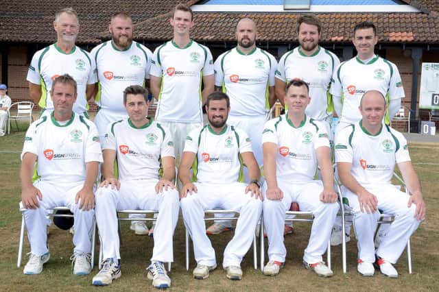 Emsworth, who are vying for the Hampshire League division three south title. Picture: Kate Shemilt (180345-1)