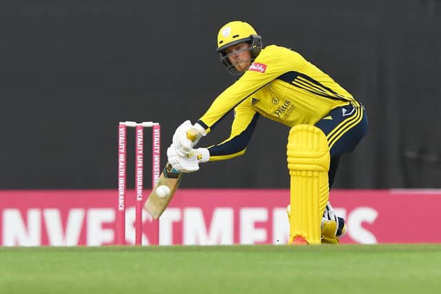 Sam Northeast hit 73 not out against Essex. Picture: Neil Marshall