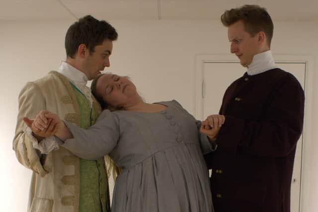 The cast of The Marriage of Figaro by the Beechwood Opera company, which is at New Theatre Royal in Portsmouth on July 24, 2018