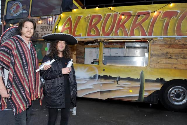 Jack New and Matt Sinden, owners of Al Burrito, which has closed
