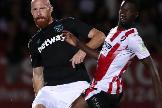 Mo Eisa, right, has joined Bristol City