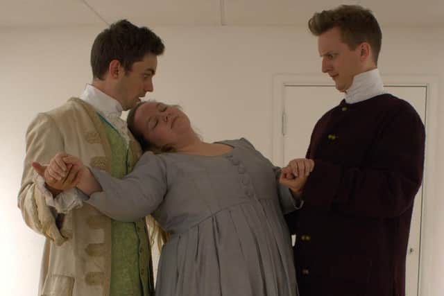 The cast of The Marriage of Figaro by the Beechwood Opera company, which is at New Theatre Royal in Portsmouth on July 24, 2018