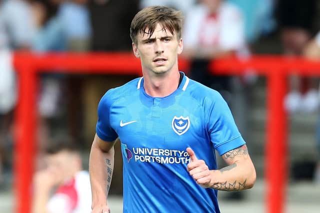 Pompey striker Oli Hawkins