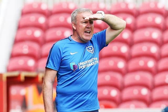 Pompey boss Kenny Jackett