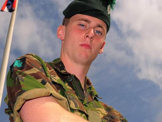 Ranger Michael Maguire, of the 1st Battalion, Royal Irish Regiment who died after coming under machine gun fire during an exercise at the Castlemartin Training Area in Pembrokeshire in May 2012. Picture: Andrew Matthews/PA Wire