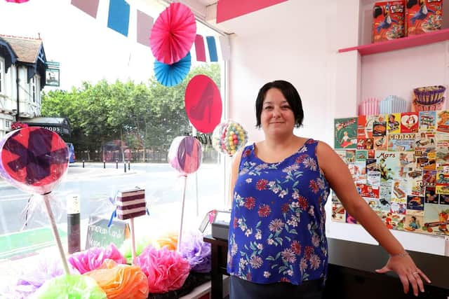 Cindy Jordan has opened a new sweet shop, Hot Candi, in Highland Road, Southsea