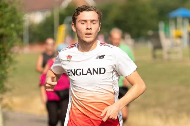 Lachlan Wellington at Whiteley parkrun. Picture: Keith Woodland