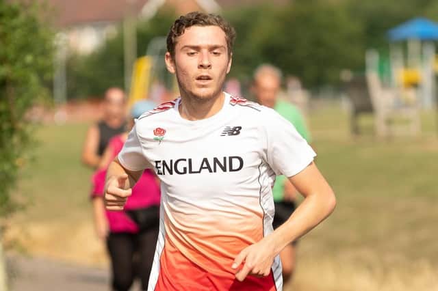 Lachlan Wellington at Whiteley parkrun. Picture: Keith Woodland
