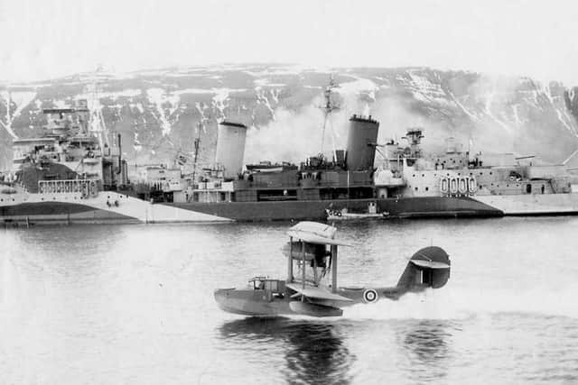 HMS Belfast in disguise. Picture: Mike Nolan Collection.