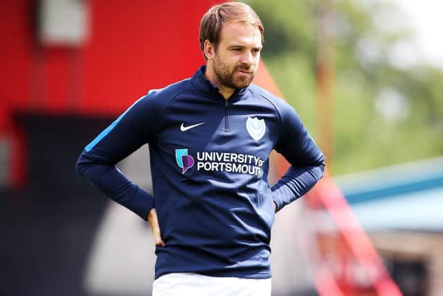Pompey goalscorer Brett Pitman Picture: Joe Pepler