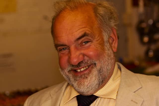 The picture used for the order of service at David's funeral, which his family says 'sums him up'. Picture: Matthew Pigotts