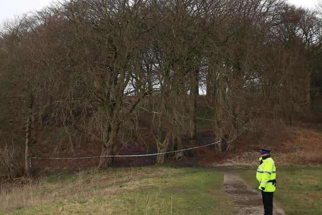 Police at the scene in a field near George Street in Heywood, Greater Manchester where the body of a newborn baby was found. Picture: Peter Byrne/PA Wire