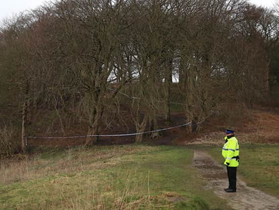 Police at the scene in a field near George Street in Heywood, Greater Manchester where the body of a newborn baby was found. Picture: Peter Byrne/PA Wire