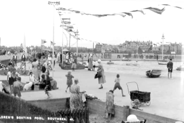 There was a boating lake at Childrens Corner with powered boats which children could drive themselves. Imagine that today...