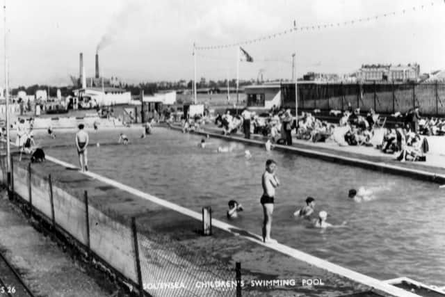 Part of Childrens Corner had a large bathing pool with one end reserved for toddlers.