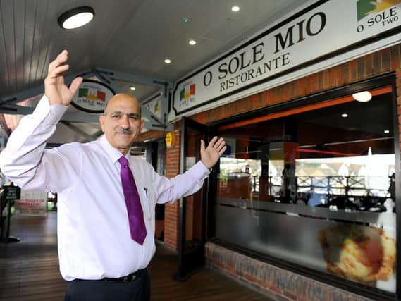 O Sole Mio owner Giovanni Vaccaro. Picture: Sarah Standing
