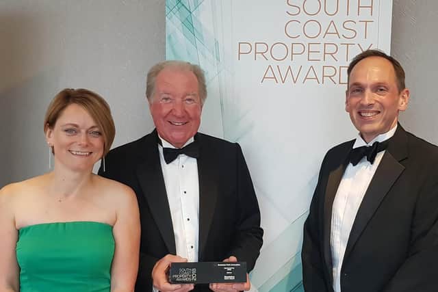 L to r: Jo Willett, Managing Director of Oxford Innovation Centre, Deputy Council Leader Cllr Trevor Cartwright and Andy Wannell, Director of Finance and Resources at Fareham Borough Council