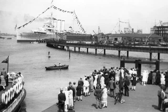 Looking across to South Railway Jetty pre-1930. We can date this picture by the building of Semaphore Tower in the distant right. It came into service in 1930. Picture: Barry Cox Collection