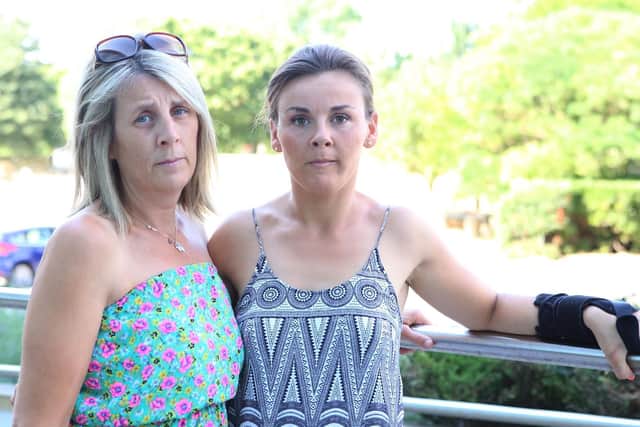 Jasmine Jackson with her mother, Jodie Norris Picture: Habibur Rahman
