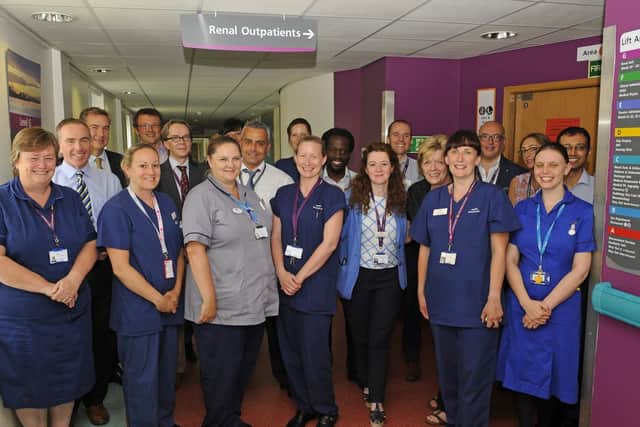 The News Health Reporter Ellie Pilmoor meets the large team of people with a wide range of specialities connected with The Wessex Kidney Centre based at The Queen Alexandra Hospital in Portsmouth, Hampshire. Picture: Malcolm Wells