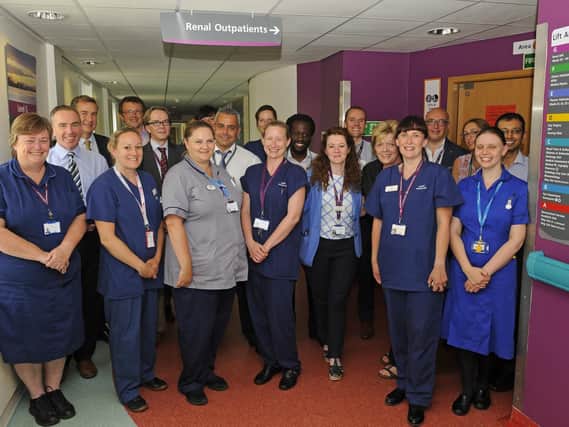 The News Health Reporter Ellie Pilmoor meets the large team of people with a wide range of specialities connected with The Wessex Kidney Centre based at The Queen Alexandra Hospital in Portsmouth, Hampshire. Picture: Malcolm Wells