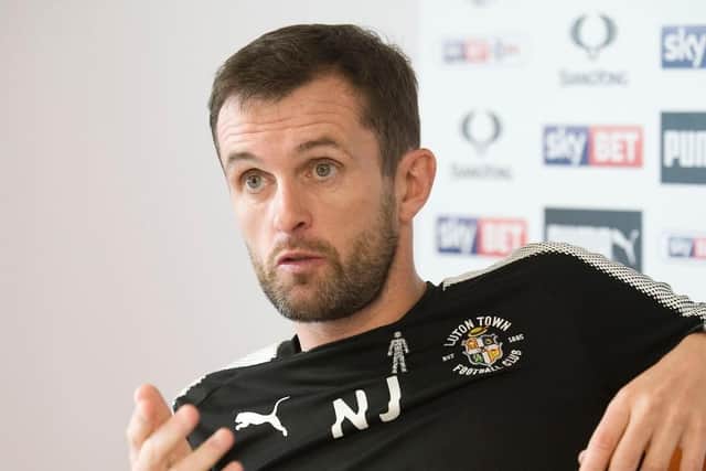 Luton boss Nathan Jones